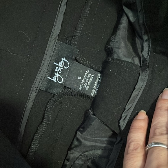 Women’s By & By Black Dress Pants Size 0 - Picture 4 of 5